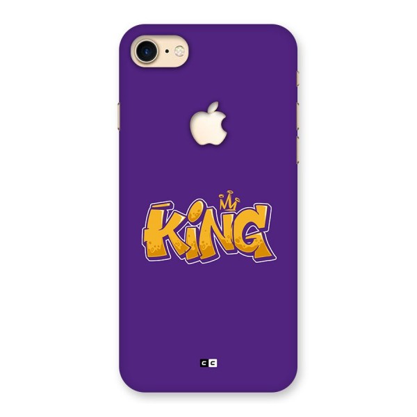 The Royal King Back Case for iPhone 7 Apple Cut