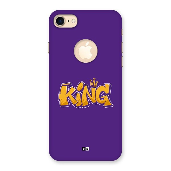 The Royal King Back Case for iPhone 8 Logo Cut