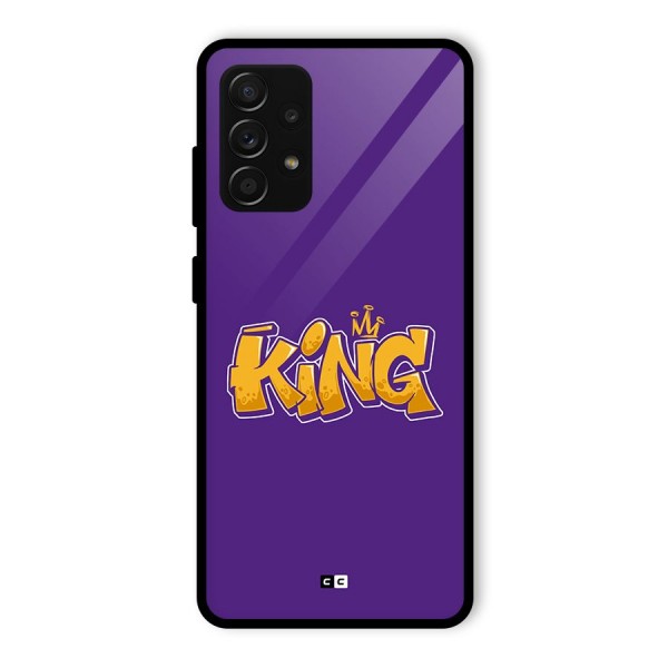 The Royal King Glass Back Case for Galaxy A53 5G