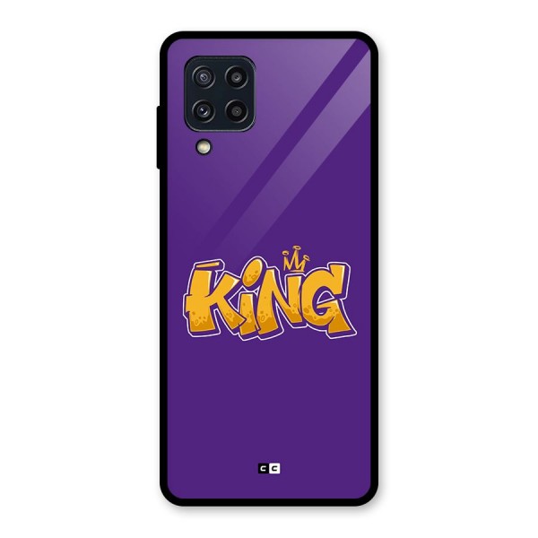 The Royal King Glass Back Case for Galaxy M32