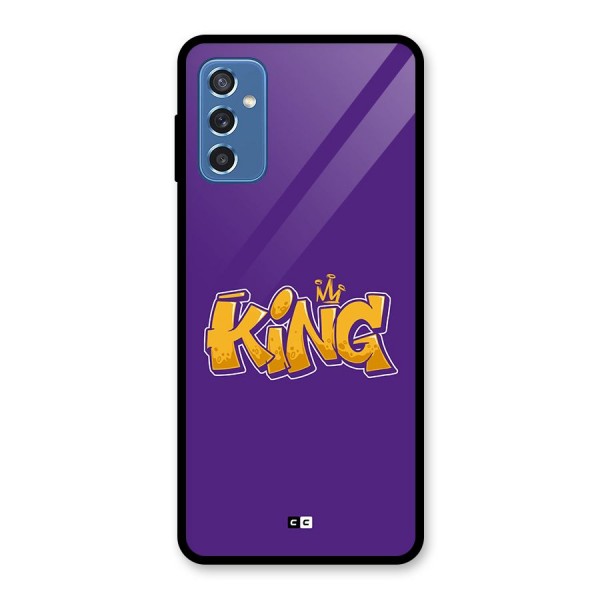 The Royal King Glass Back Case for Galaxy M52 5G