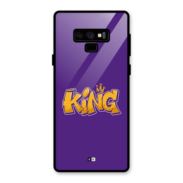 The Royal King Glass Back Case for Galaxy Note 9