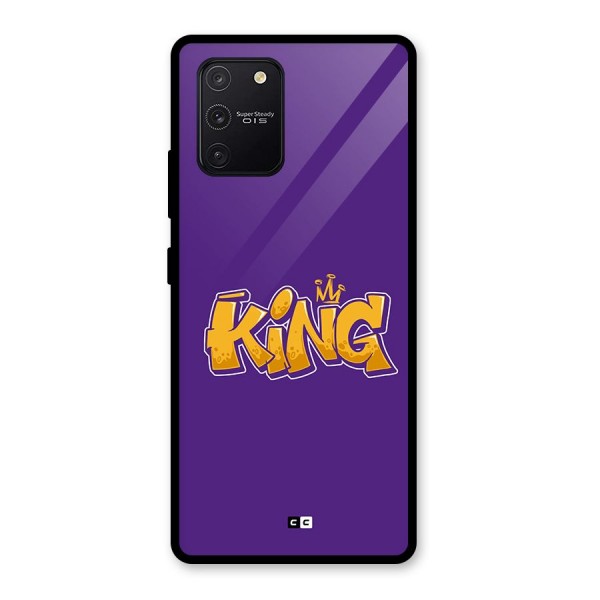 The Royal King Glass Back Case for Galaxy S10 Lite