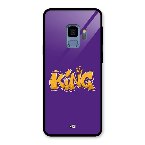 The Royal King Glass Back Case for Galaxy S9