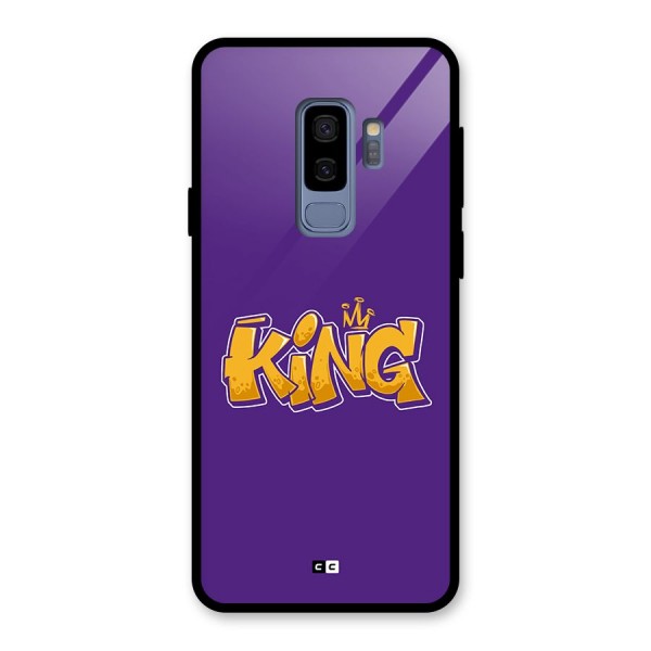 The Royal King Glass Back Case for Galaxy S9 Plus