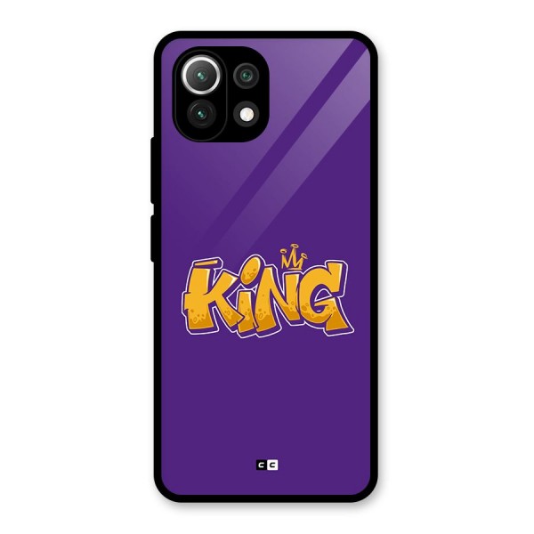 The Royal King Glass Back Case for Mi 11 Lite