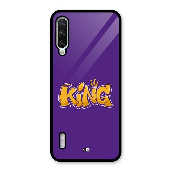 The Royal King Glass Back Case for Mi A3