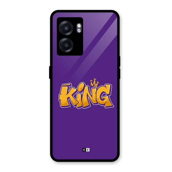 The Royal King Glass Back Case for Oppo K10 (5G)