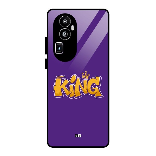 The Royal King Glass Back Case for Oppo Reno10 Pro Plus
