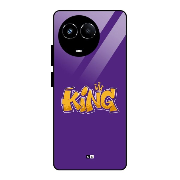 The Royal King Glass Back Case for Realme 11X