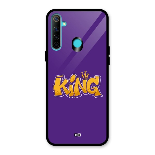 The Royal King Glass Back Case for Realme 5