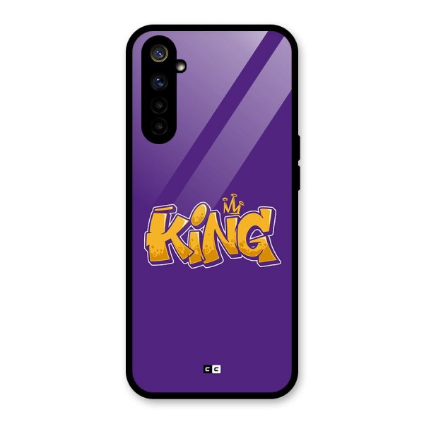 The Royal King Glass Back Case for Realme 6