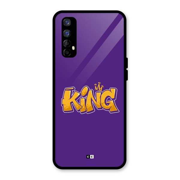 The Royal King Glass Back Case for Realme 7