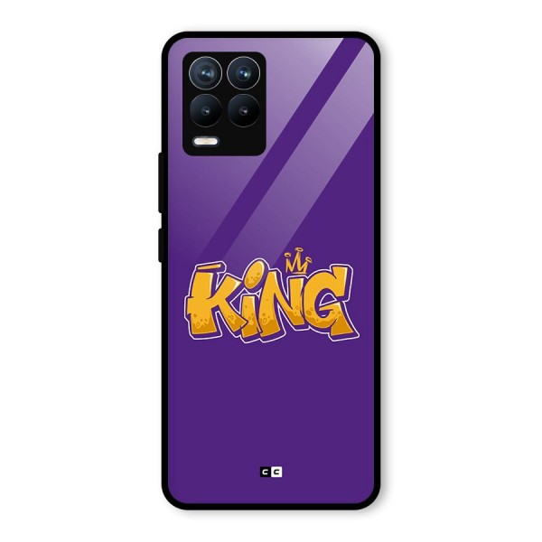 The Royal King Glass Back Case for Realme 8