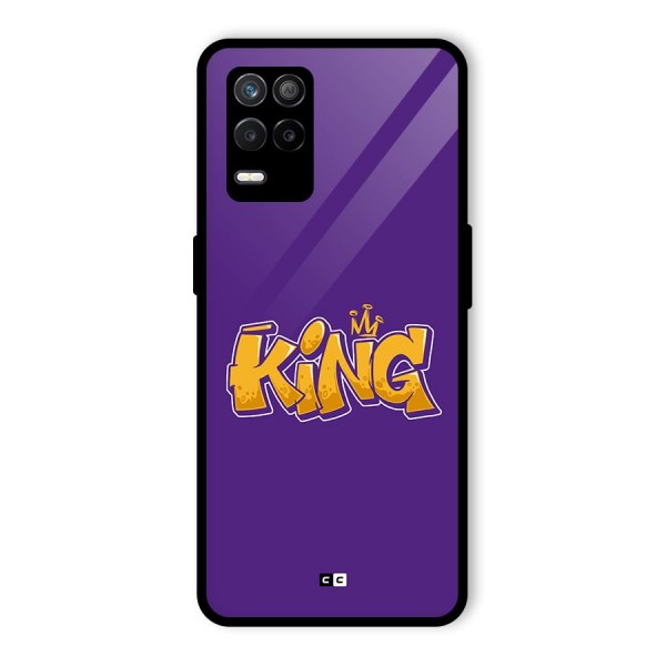The Royal King Glass Back Case for Realme 8s 5G