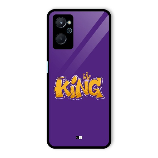 The Royal King Glass Back Case for Realme 9i