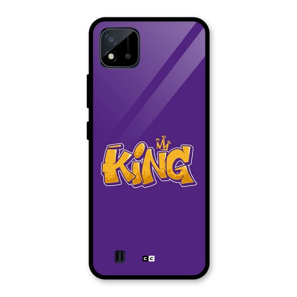 The Royal King Glass Back Case for Realme C11 2021