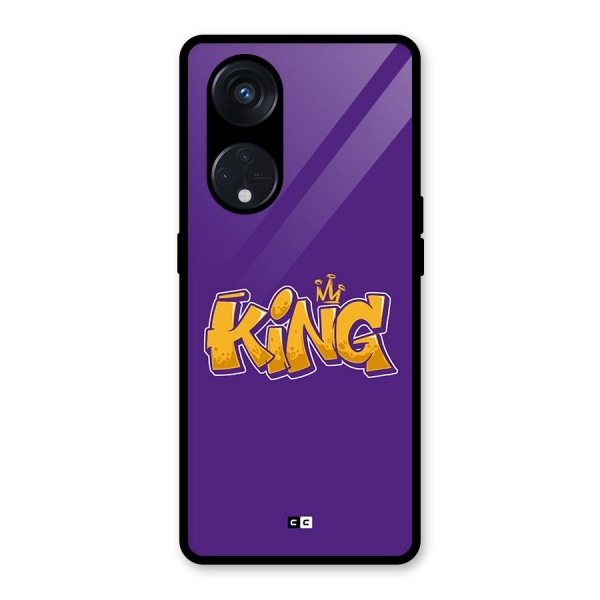 The Royal King Glass Back Case for Reno8 T 5G