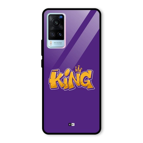 The Royal King Glass Back Case for Vivo X60