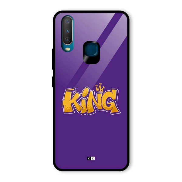 The Royal King Glass Back Case for Vivo Y12