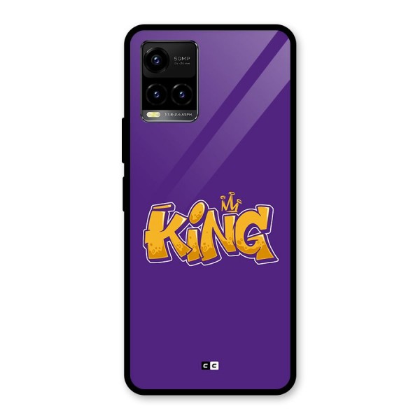 The Royal King Glass Back Case for Vivo Y21T