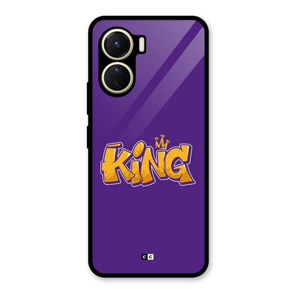 The Royal King Glass Back Case for Vivo Y56