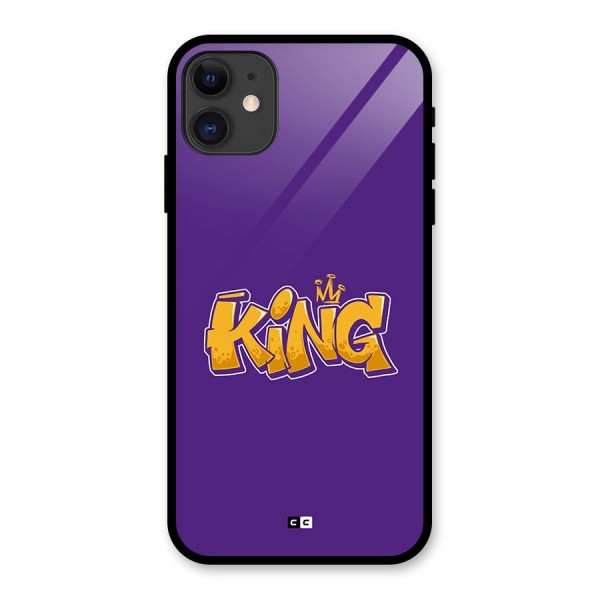 The Royal King Glass Back Case for iPhone 11