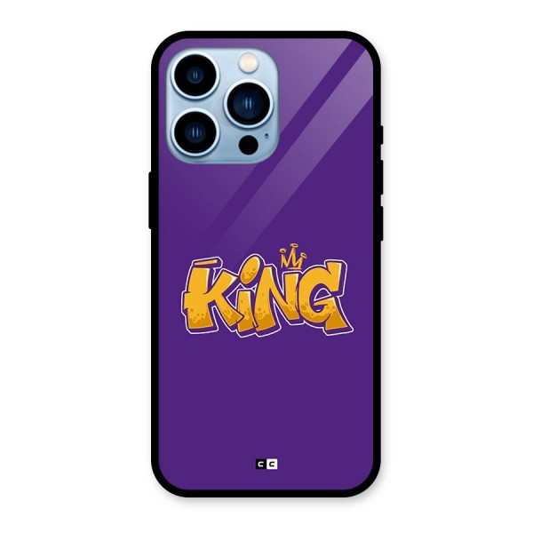 The Royal King Glass Back Case for iPhone 13 Pro