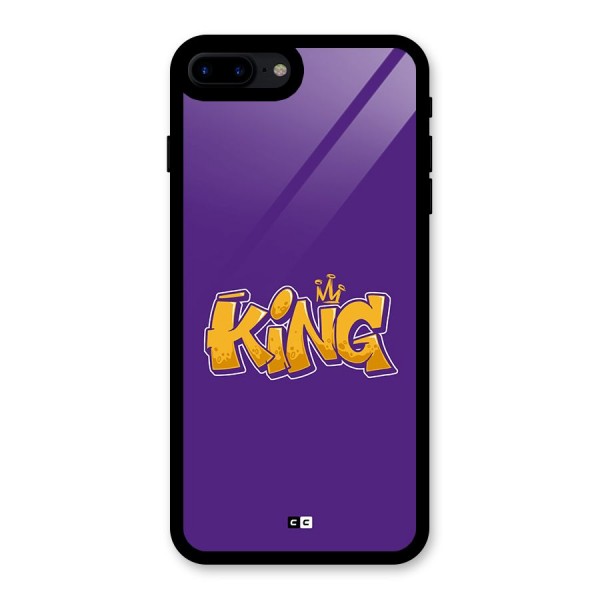 The Royal King Glass Back Case for iPhone 7 Plus