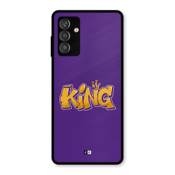 The Royal King Metal Back Case for Galaxy F13