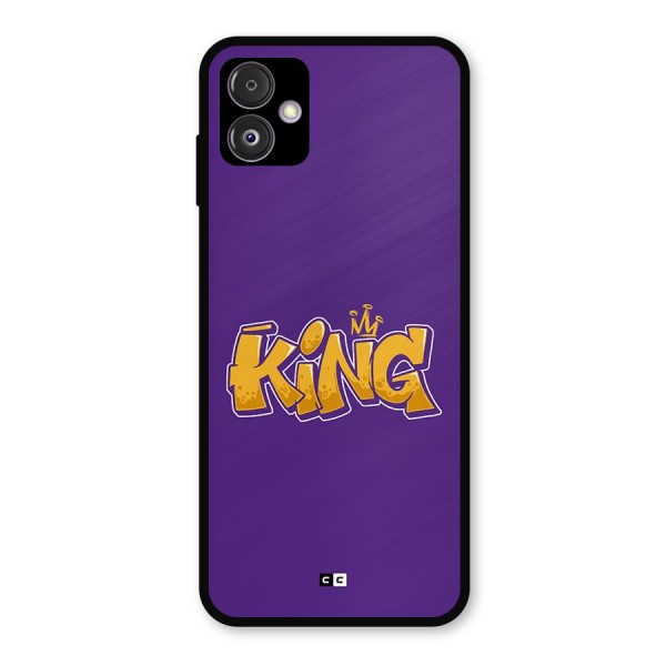 The Royal King Metal Back Case for Galaxy F14