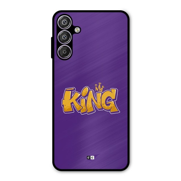 The Royal King Metal Back Case for Galaxy F15