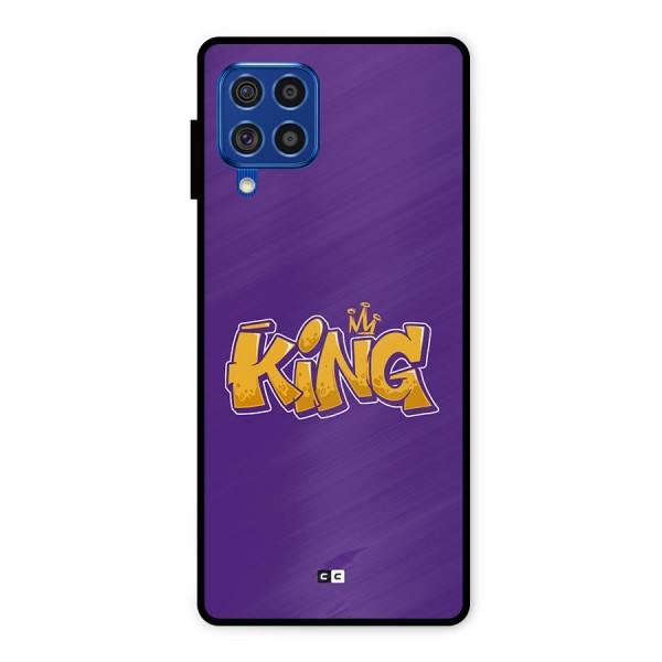 The Royal King Metal Back Case for Galaxy F62