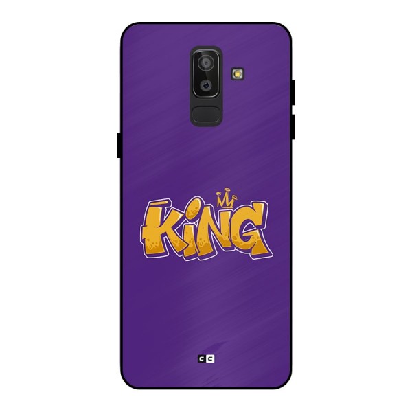 The Royal King Metal Back Case for Galaxy J8