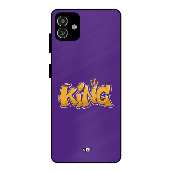 The Royal King Metal Back Case for Galaxy M13 5G