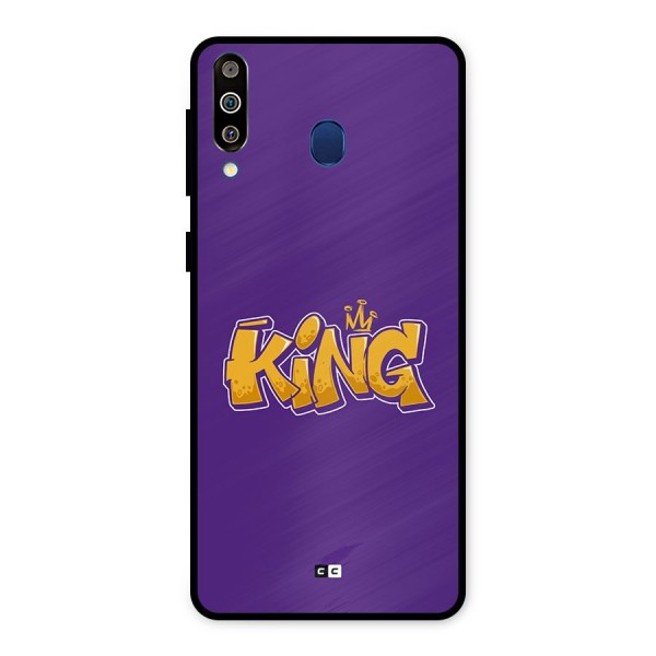 The Royal King Metal Back Case for Galaxy M30