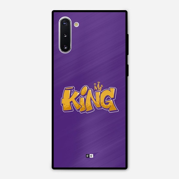 The Royal King Metal Back Case for Galaxy Note 10