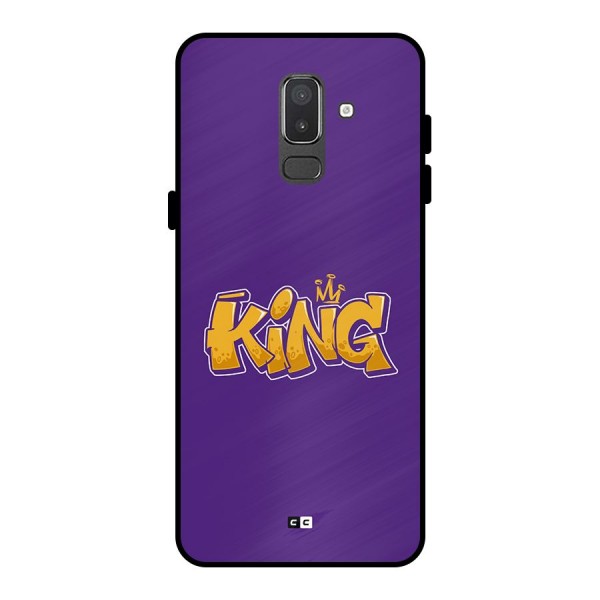 The Royal King Metal Back Case for Galaxy On8 (2018)