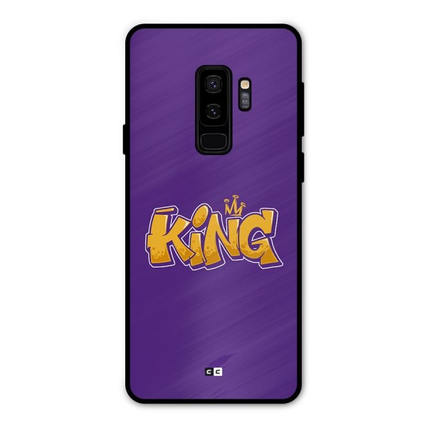 The Royal King Metal Back Case for Galaxy S9 Plus