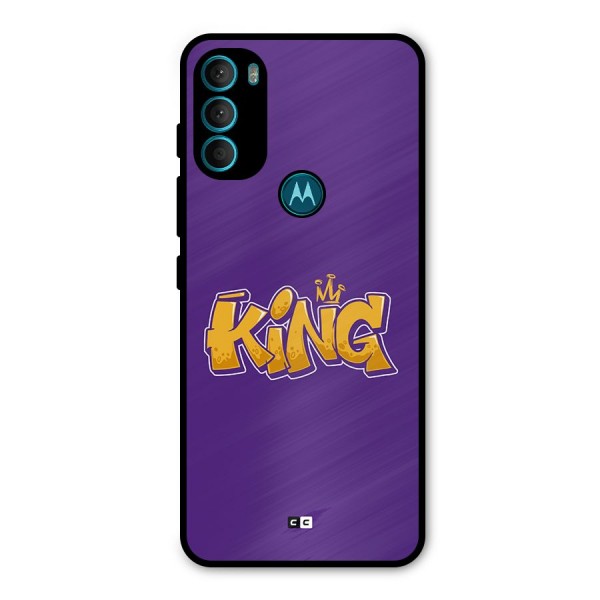 The Royal King Metal Back Case for Moto G71 5G