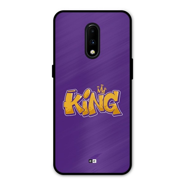 The Royal King Metal Back Case for OnePlus 7