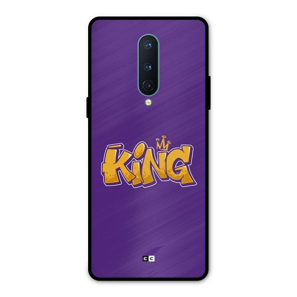 The Royal King Metal Back Case for OnePlus 8