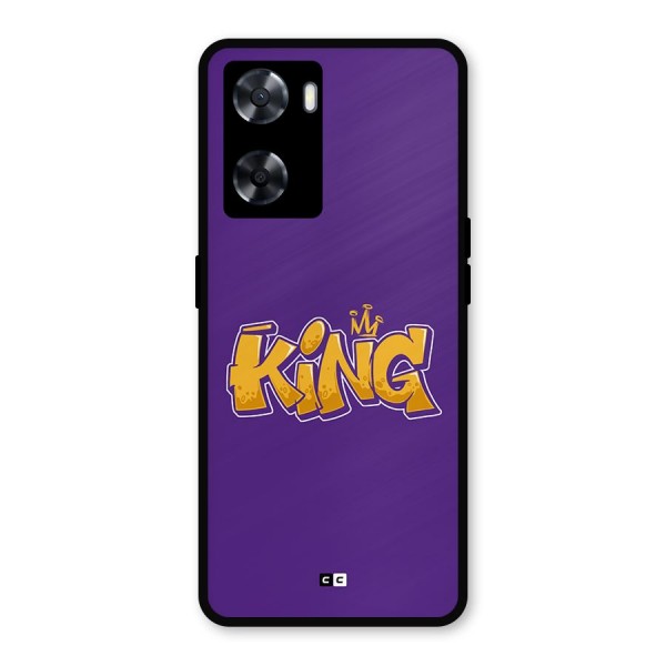 The Royal King Metal Back Case for Oppo A77