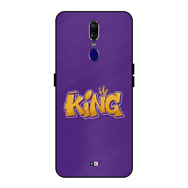 The Royal King Metal Back Case for Oppo F11