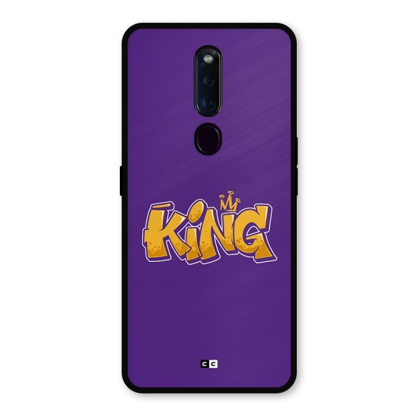 The Royal King Metal Back Case for Oppo F11 Pro