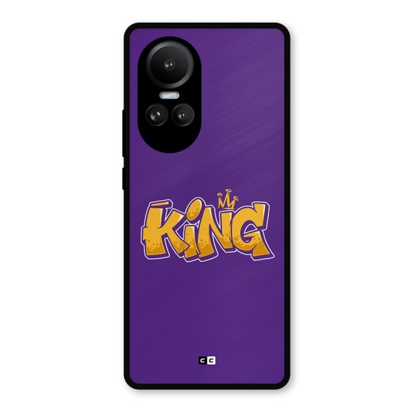 The Royal King Metal Back Case for Oppo Reno10 Pro