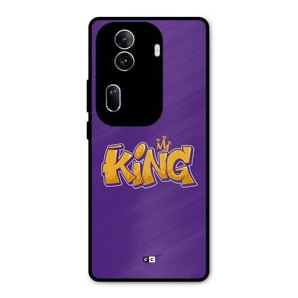 The Royal King Metal Back Case for Oppo Reno11 Pro 5G