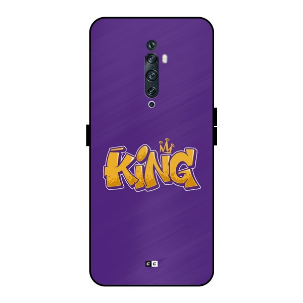 The Royal King Metal Back Case for Oppo Reno2 F