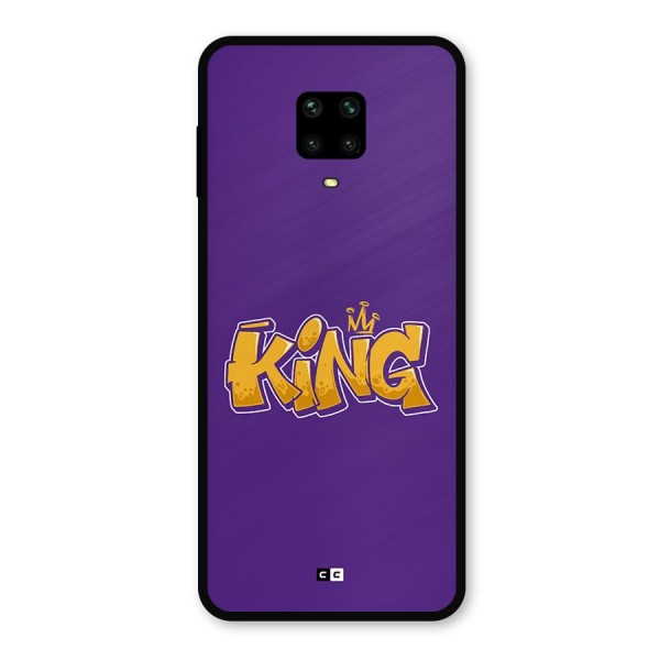 The Royal King Metal Back Case for Poco M2