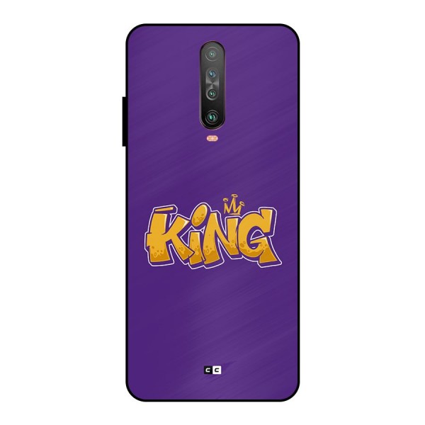 The Royal King Metal Back Case for Poco X2